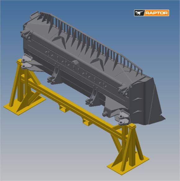 <p>D10/D11 Dozer Blade Stand</p>