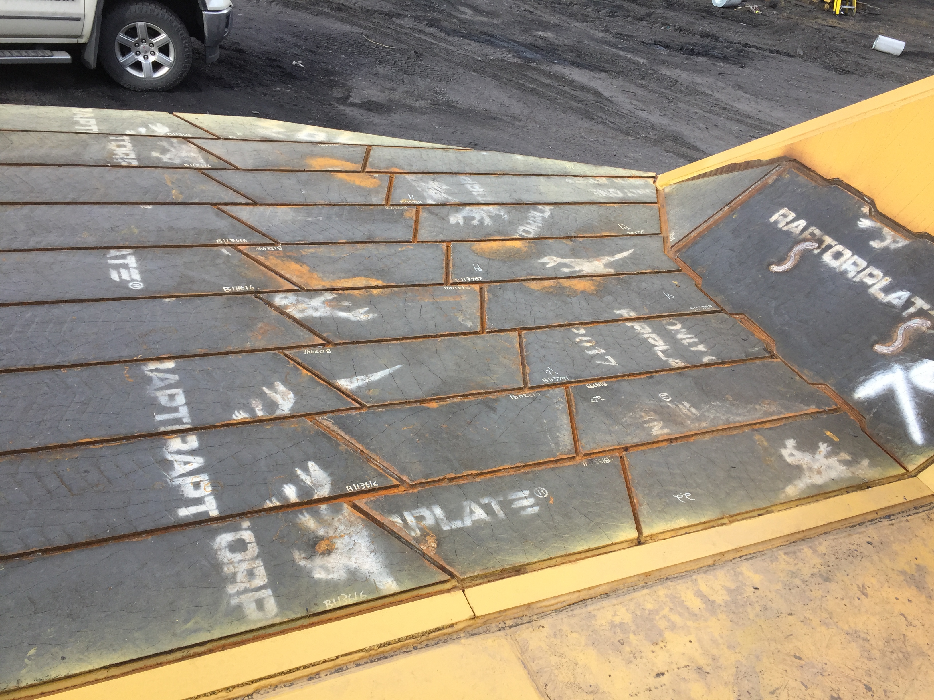 <p>RaptorPlate® Chromium Carbide Overlay Truck Liners</p>