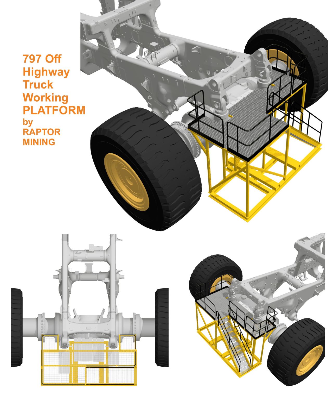 <p>Off Highway Truck working Platform by Raptor</p>