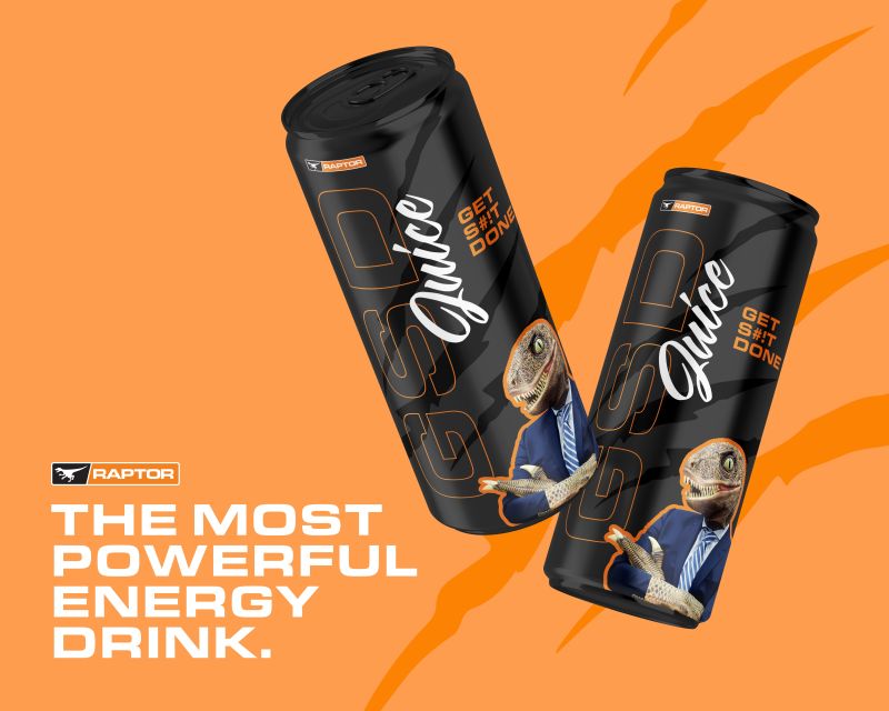 <p>1 can of GSD Juice keeps you ripping it up all day!</p>