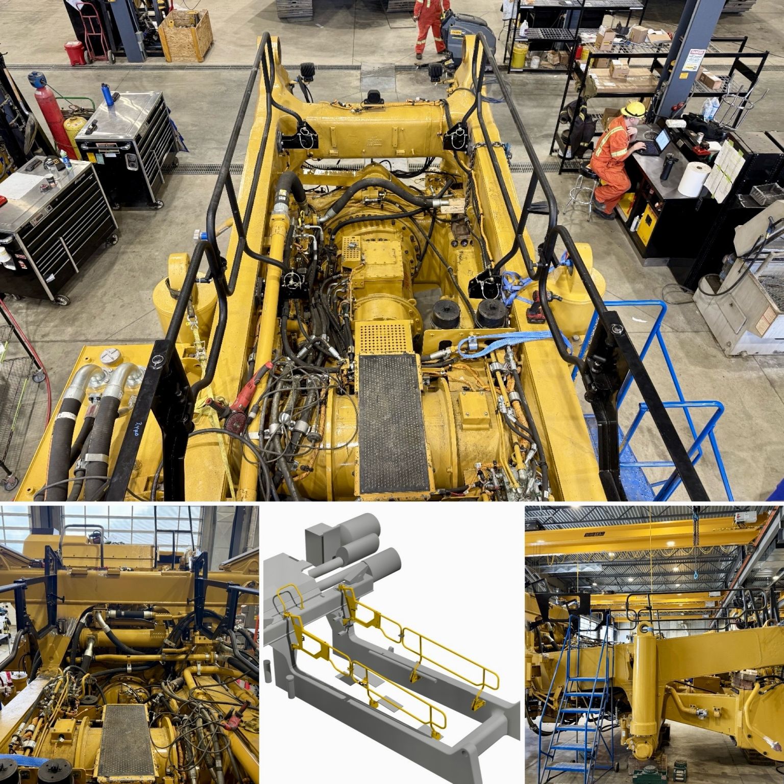 <p>793 Rear Frame Handrails by Raptor Mining</p>