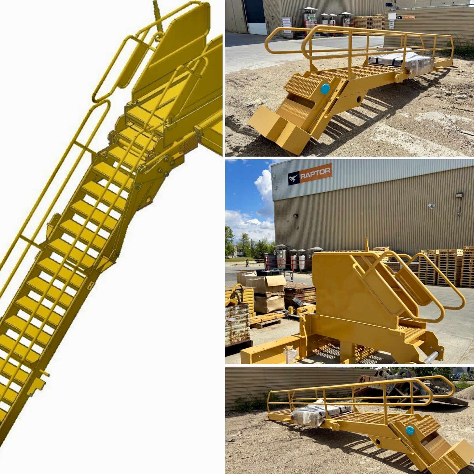 <p>Electric Rope Shovel needs Safety Stairs</p>