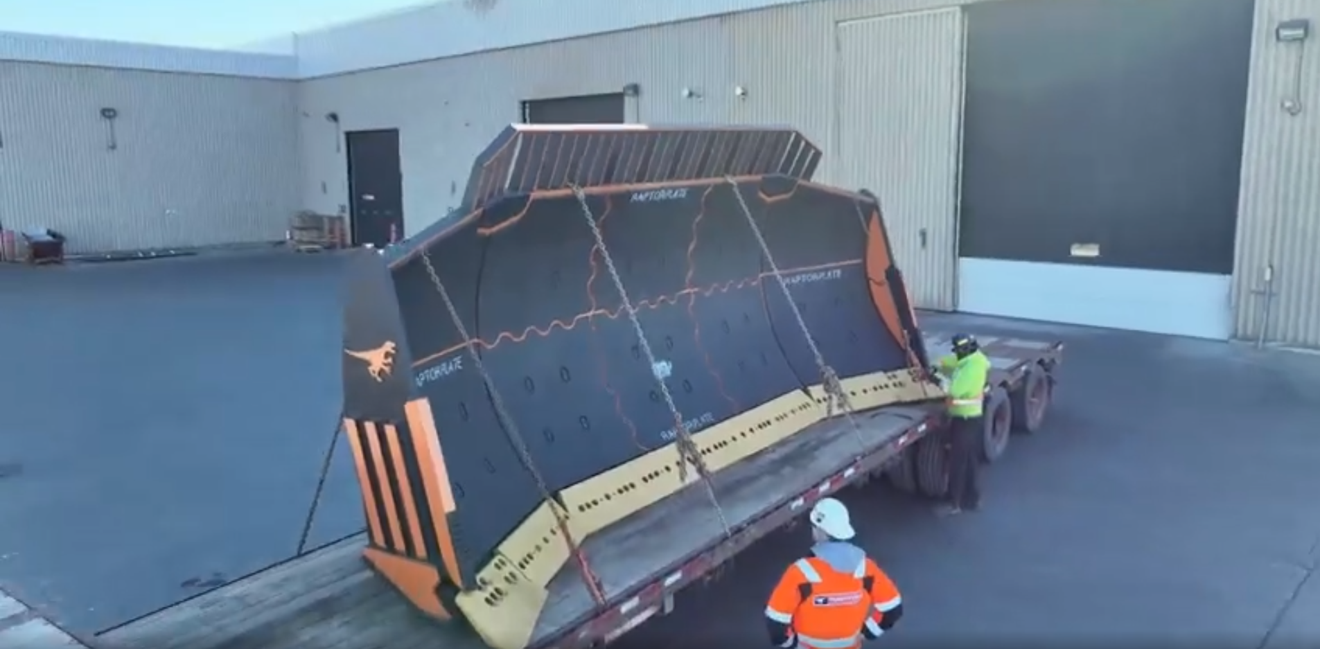 <p>Jurassic sized Dozer Blades</p>