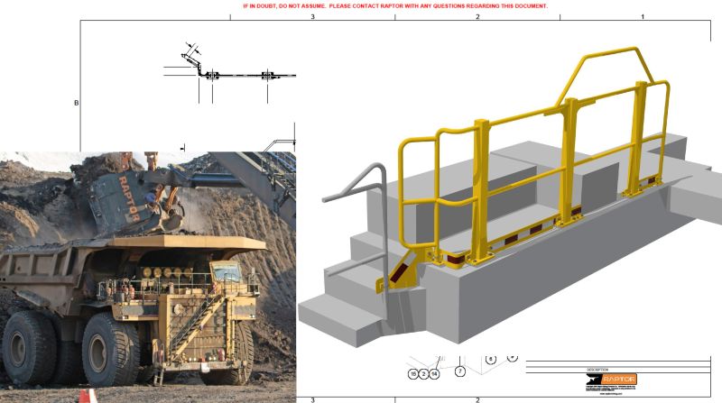 797 LTZ OHT Front Rad Handrail