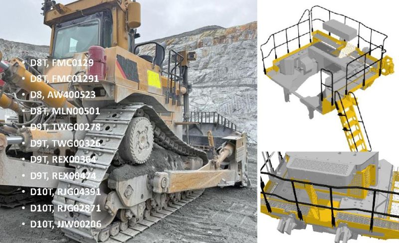 DOZER Cat Walks & Hand Rails