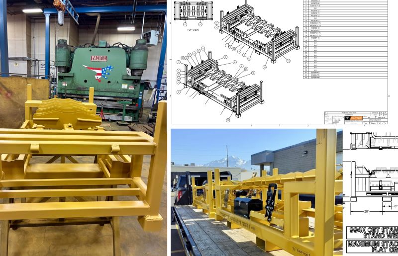 <p>994K Wheel Loader GET Stands</p>