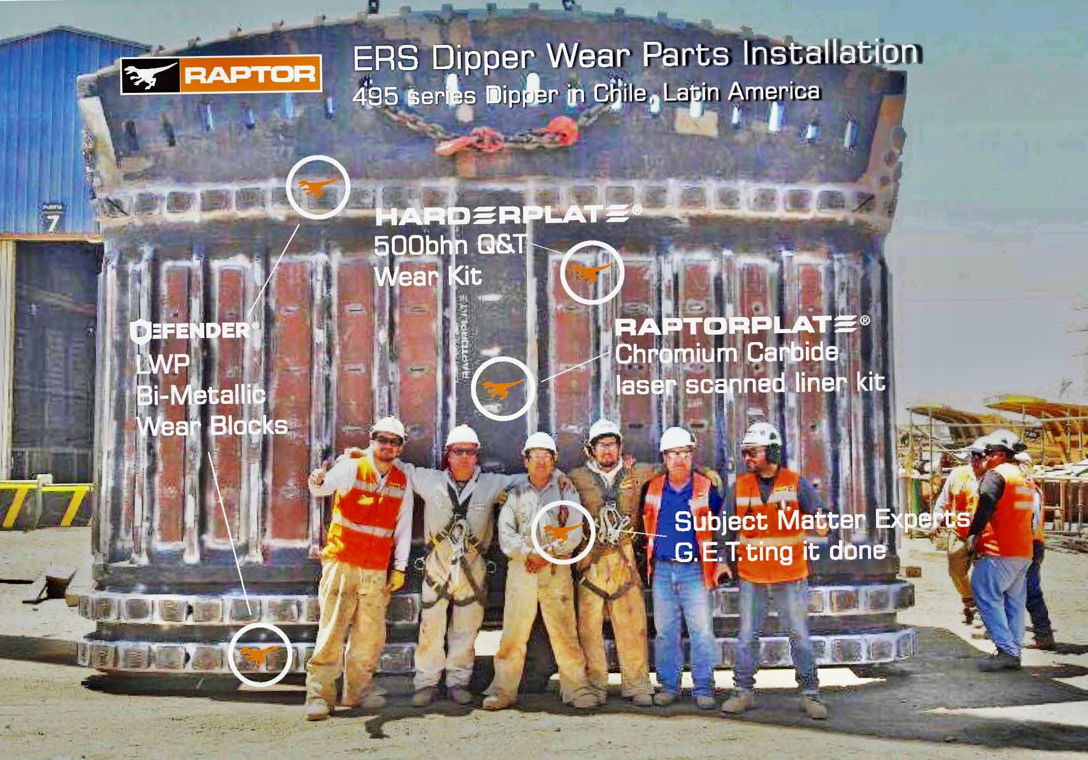 <p>ERS Dipper Wear Parts Installation</p>