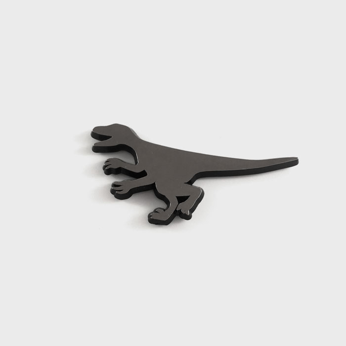 Raptor emblema Bling de Cromo